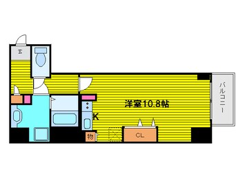 間取図 ドゥーエ玉造