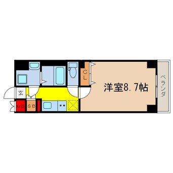 間取図 ドゥーエ玉造