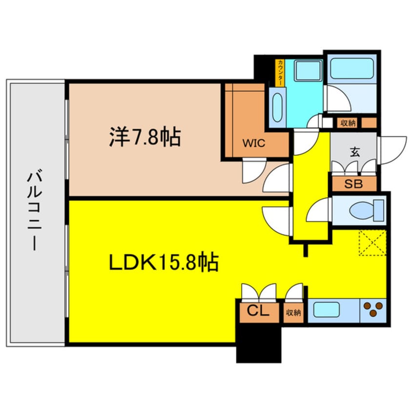 間取図 The Kitahama