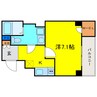 Core天満橋 1Kの間取り