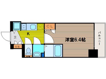 間取図 プレサンス中之島公園アティレ