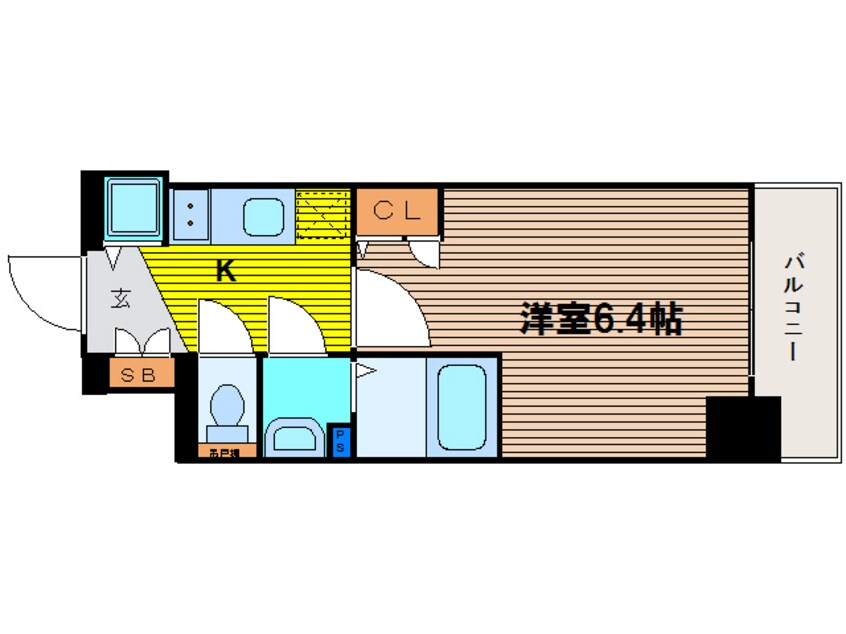 間取図 プレサンス中之島公園アティレ