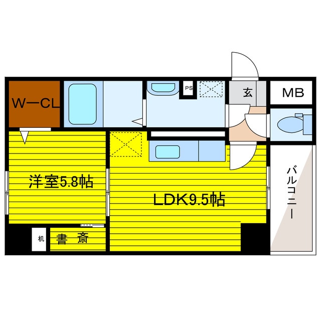 間取り図 アビエール松屋町