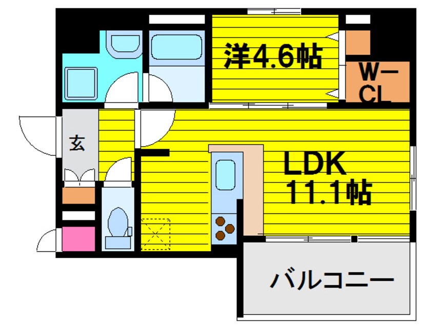 間取図 サンマルベリー扇町