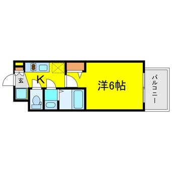 間取図 ドルチェヴィータ北浜