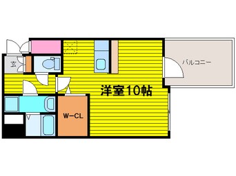 間取図 プレサンス上町台リベルテ