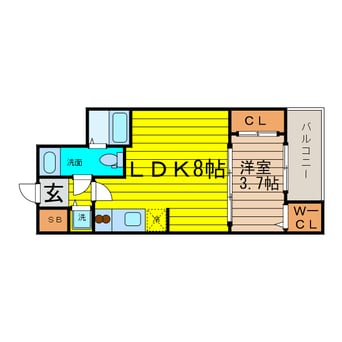 間取図 SERENITE北浜