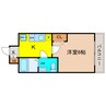SERENITE北浜 1Kの間取り