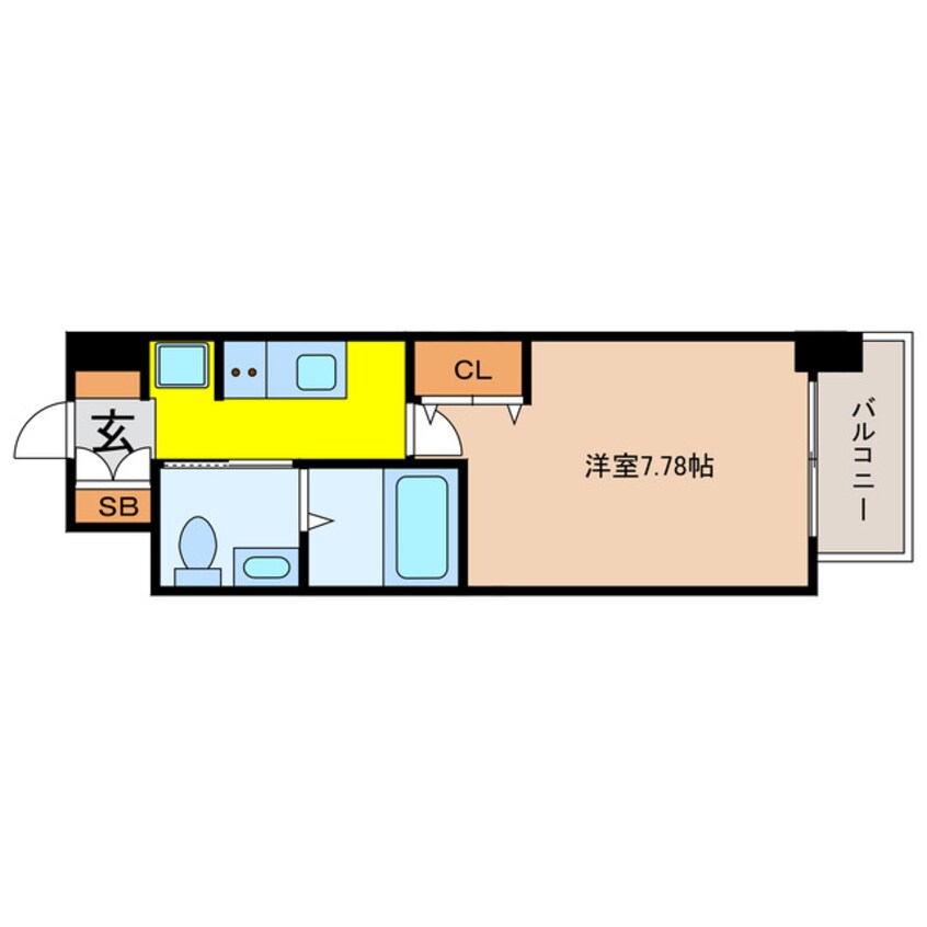 間取図 プライマル大阪天満宮