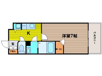 間取図 エスリード大手前