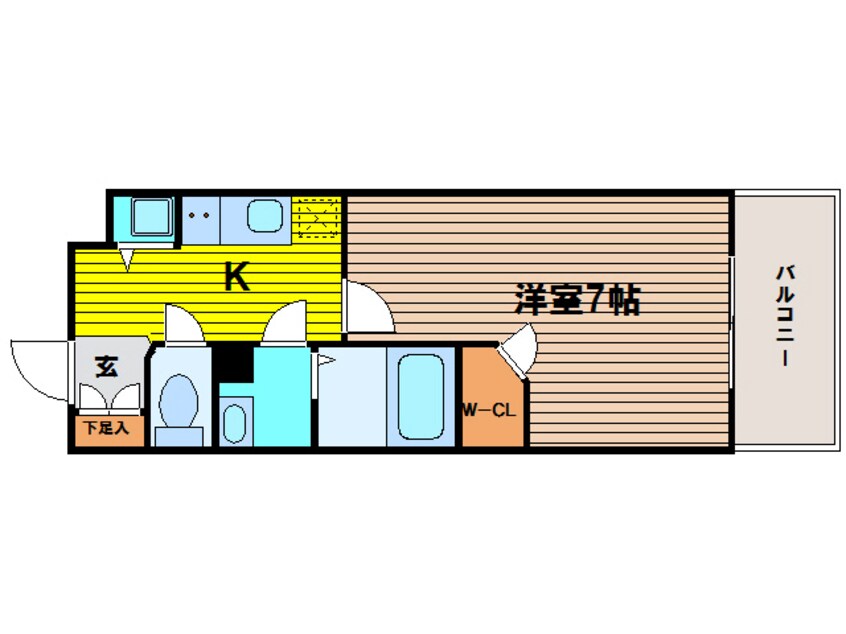 間取図 エスリード大手前