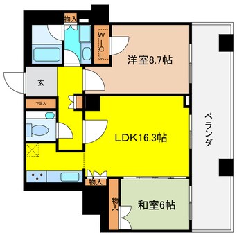 間取図 ザ・梅田タワー