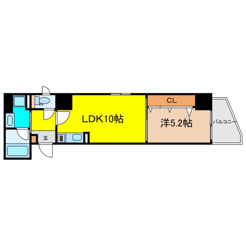 間取図 レオンコンフォート大手通