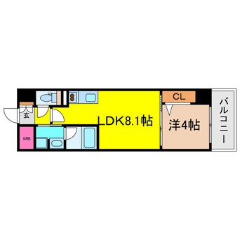 間取図 レオンコンフォート大手通