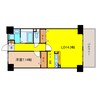 エスヴェール北梅田 1LDKの間取り