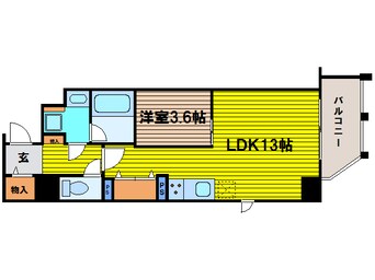 間取図 大阪メトロ谷町線/天満橋駅 徒歩5分 7階 築10年