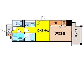 間取図 BROU上町台