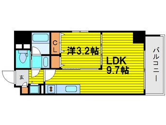 間取図 レオンコンフォート北浜