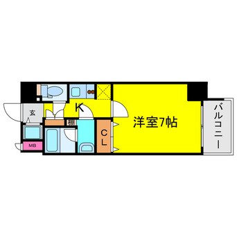 間取図 大阪メトロ谷町線/天満橋駅 徒歩6分 10階 築11年