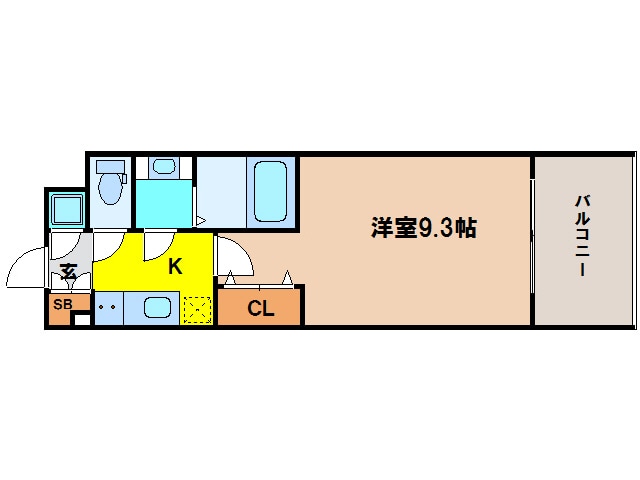 間取り図 大阪メトロ御堂筋線/心斎橋駅 徒歩3分 5階 築11年