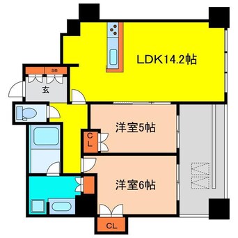 間取図 堂島ザ・レジデンスマークタワー