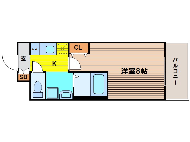 間取り図 ビガーポリス143松ヶ枝町