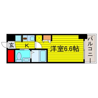 間取図 アーデンタワー本町イースト