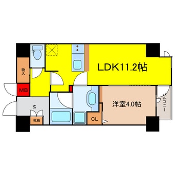 間取図 プロシード釣鐘
