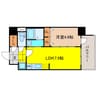 BLAU本町東 1DKの間取り