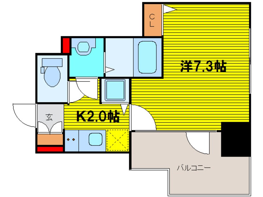 間取図 プランドール大手前レジデンス