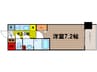 大阪メトロ御堂筋線/中津駅 徒歩14分 4階 築10年 1Kの間取り