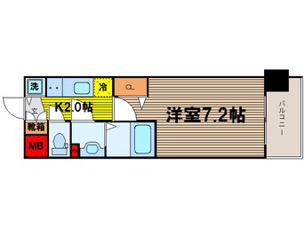 間取図 大阪メトロ御堂筋線/中津駅 徒歩14分 4階 築10年