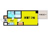 セレニテ上町台（北館） 1Kの間取り