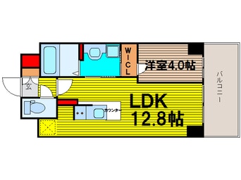 間取図 大阪環状線/福島駅 徒歩15分 6階 築10年