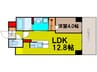 大阪環状線/福島駅 徒歩15分 4階 築10年 1LDKの間取り