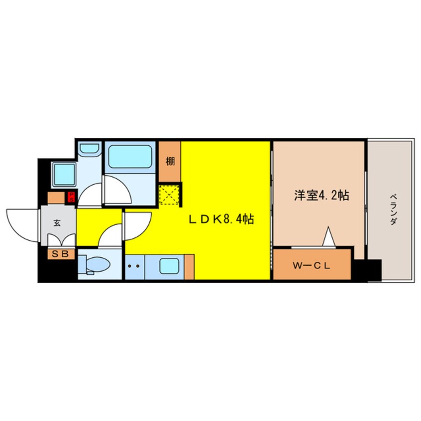 間取図 アーバネックス堂島