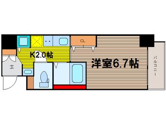 間取図 アクアプレイス北浜