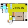 AZ天満 1LDKの間取り