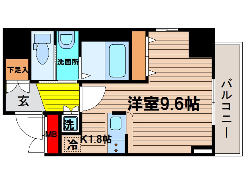 間取図 イーストヴィラ梅田