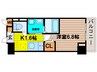 イーストヴィラ梅田 1Kの間取り