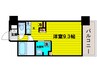 エス・キュート梅田中崎町 1Rの間取り