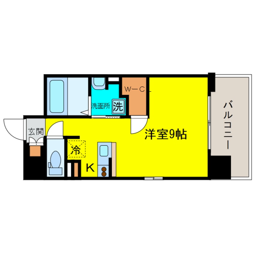 間取図 大阪メトロ谷町線/中崎町駅 徒歩2分 6階 築10年