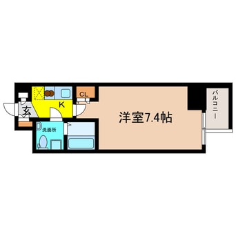 間取図 ミュプレ北浜EAST　（旧ＳＥＳＴ北浜）