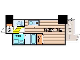 間取図 大阪メトロ長堀鶴見緑地線/松屋町駅 徒歩3分 8階 築12年