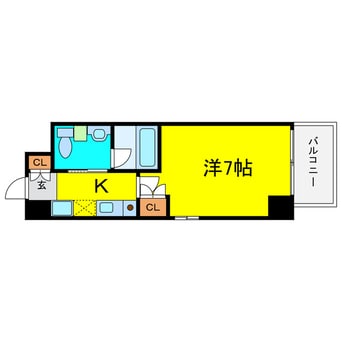 間取図 パウゼ東天満