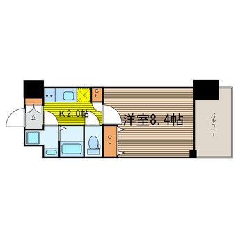 間取図 大阪メトロ御堂筋線/中津駅 徒歩3分 7階 築16年