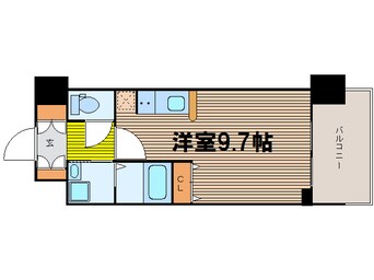 間取図 大阪メトロ御堂筋線/中津駅 徒歩3分 8階 築16年