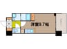グランカーサ梅田北 1Rの間取り