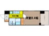 グランカーサ梅田北 1Kの間取り