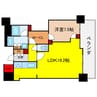 ザ・セントラルマークタワー 1LDKの間取り